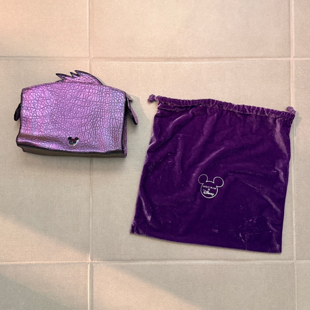 Disney Ursula Purple and Black Clutch Makeup Bag - Picture 2 of 3